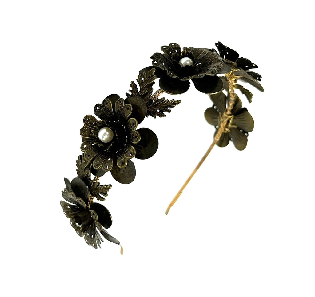 MARGUERITE PEARL HEADBAND - Epona Valley | Luxury Hair Accessories | Bridal Accessories | Made In NYC