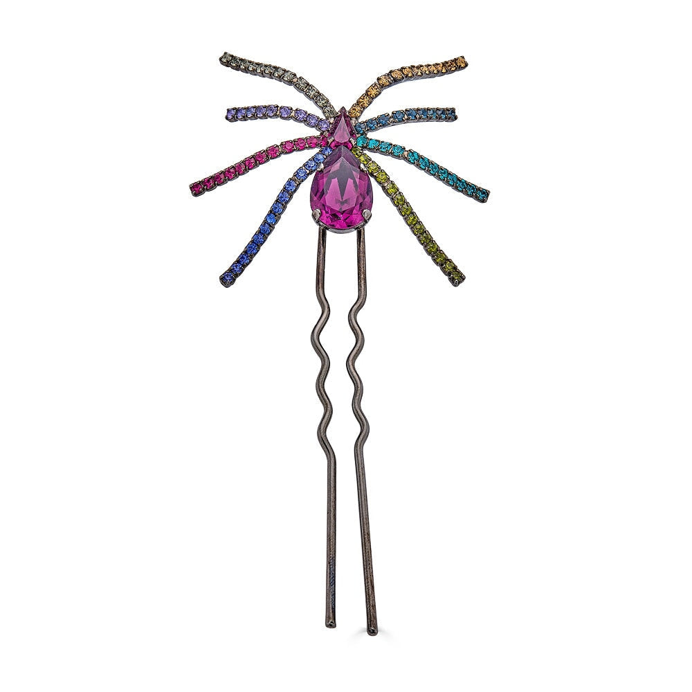 MULTICOLOR ARANEA HAIR PIN - Epona Valley | Luxury Hair Accessories | Bridal Accessories | Made In NYC