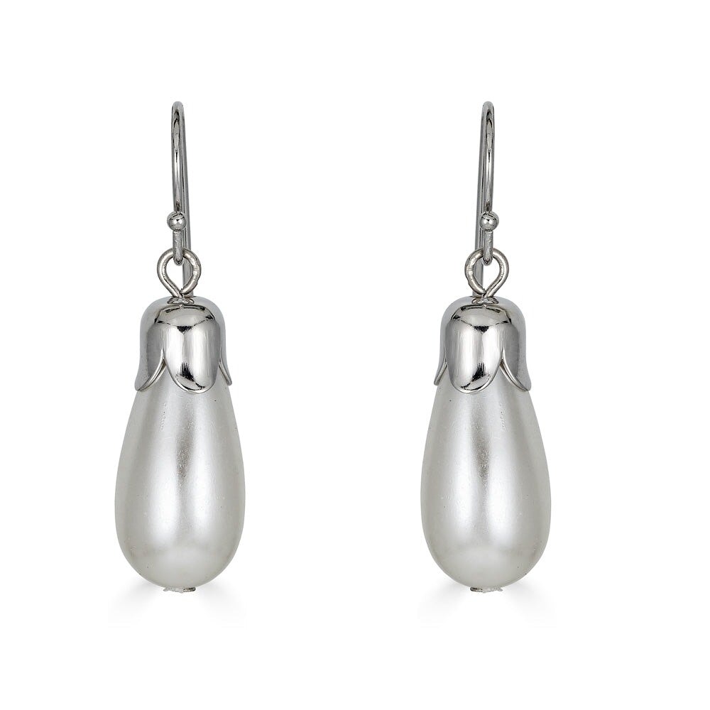 PEARL DROP EARRINGS - Epona Valley | Luxury Hair Accessories | Bridal Accessories | Made In NYC