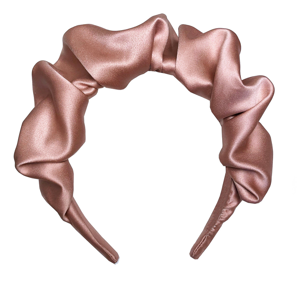 PRIMA HEADBAND IN SATIN - Epona Valley | Luxury Hair Accessories | Bridal Accessories | Made In NYC