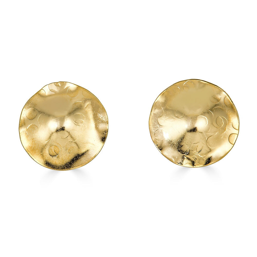 SPUN CIRCLE EARRINGS - Epona Valley | Luxury Hair Accessories | Bridal Accessories | Made In NYC