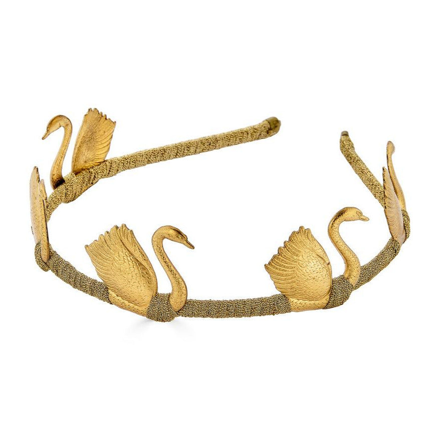 SWAN HEADBAND - Epona Valley | Luxury Hair Accessories | Bridal Accessories | Made In NYC