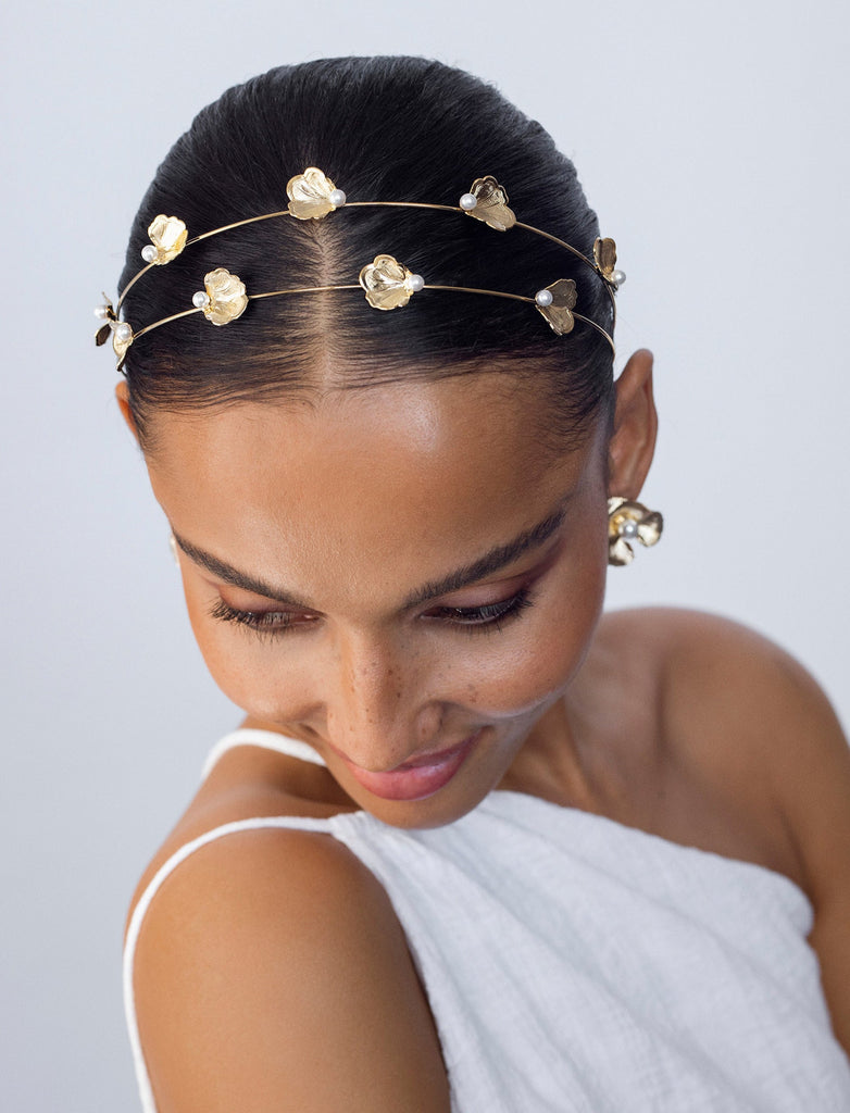 VENUS DOUBLE HEADBAND - Epona Valley | Luxury Hair Accessories | Bridal Accessories | Made In NYC