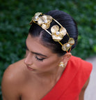 VIOLET PEARL HEADBAND - Epona Valley | Luxury Hair Accessories | Bridal Accessories | Made In NYC