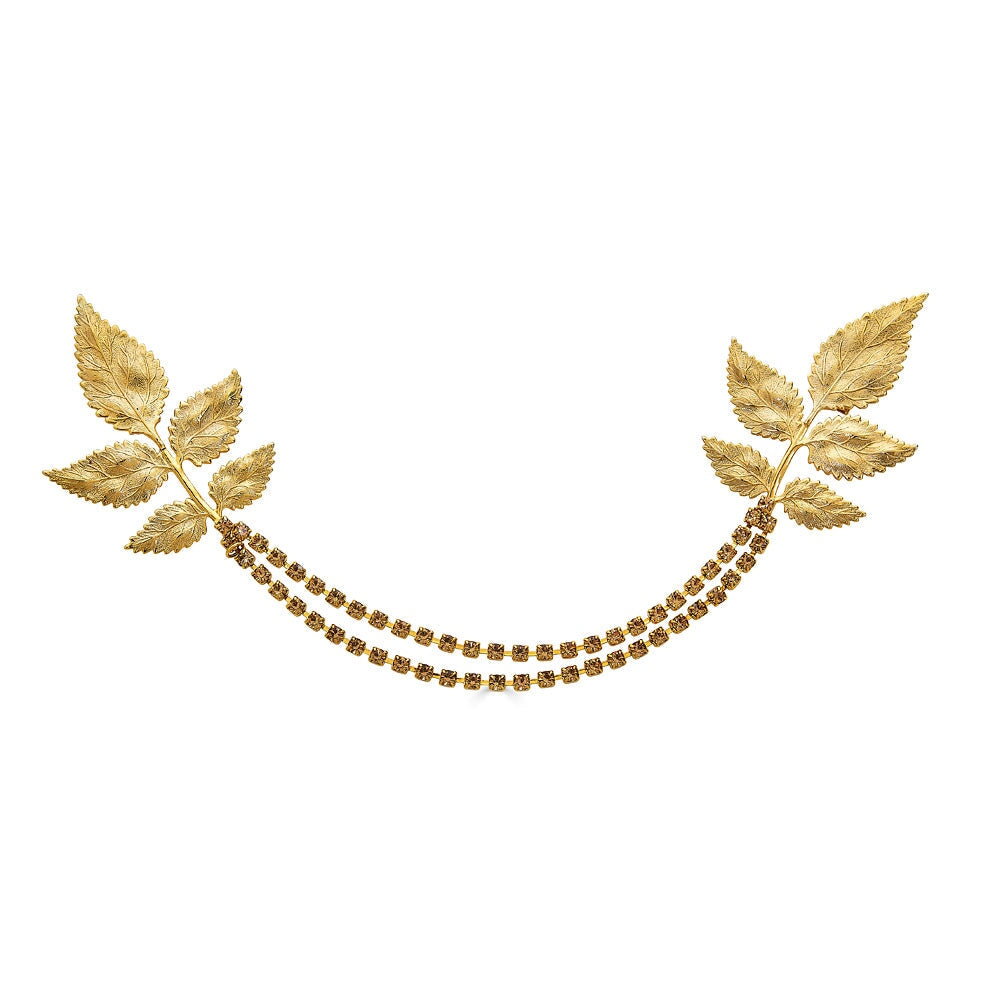 WOODLAND DREAMS CHAIN IN TOPAZ - Epona Valley | Luxury Hair Accessories | Bridal Accessories | Made In NYC
