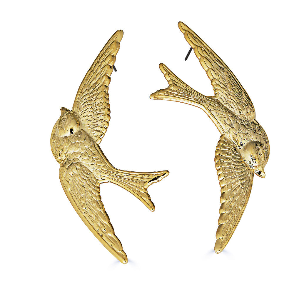 CADILLAC BIRD EARRINGS - Epona Valley | Luxury Hair Accessories | Bridal Accessories | Made In NYC
