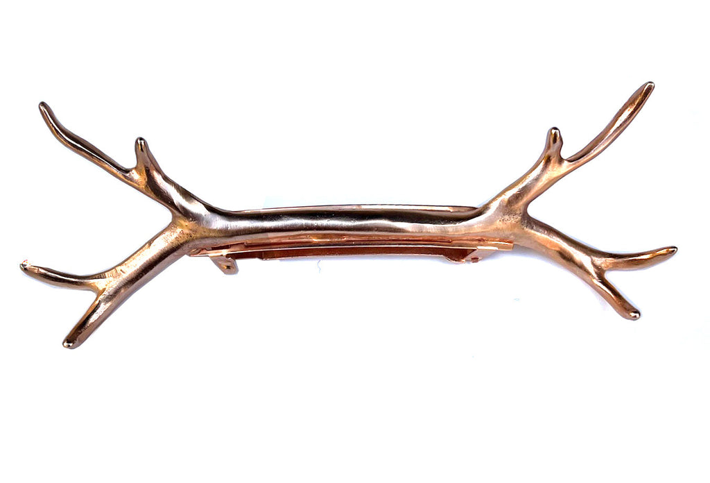 DOE BARRETTE IN ROSE GOLD - Epona Valley | Luxury Hair Accessories | Bridal Accessories | Made In NYC