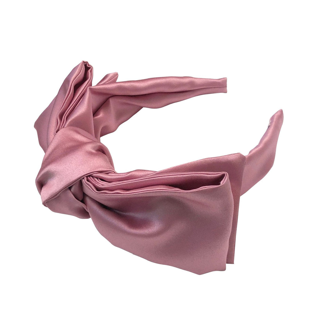 LE DOUBLE BOW SATIN HEADBAND - Epona Valley | Luxury Hair Accessories | Bridal Accessories | Made In NYC