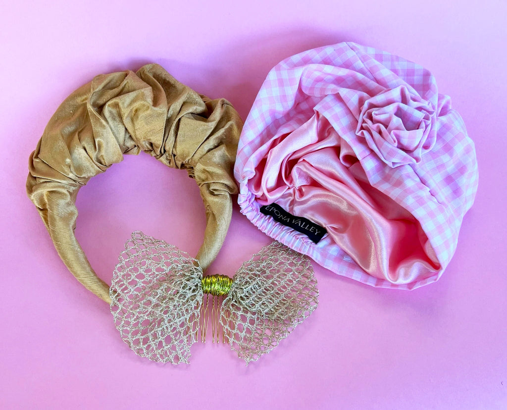 DREAMWEAVER METALLIC BOW - Epona Valley | Luxury Hair Accessories | Bridal Accessories | Made In NYC