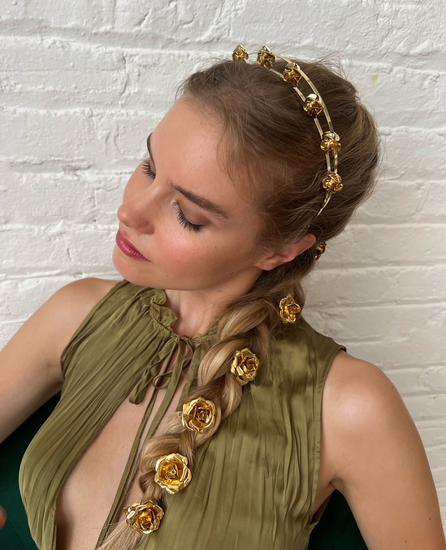 FIELD OF ROSES CLIP SET - Epona Valley | Luxury Hair Accessories | Bridal Accessories | Made In NYC