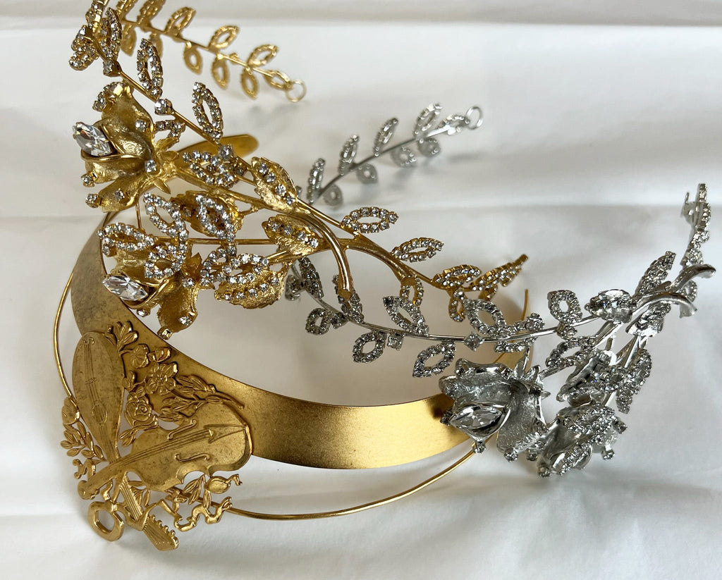 ABIGAIL ROSE CROWN IN SILVER - Epona Valley | Luxury Hair Accessories | Bridal Accessories | Made In NYC