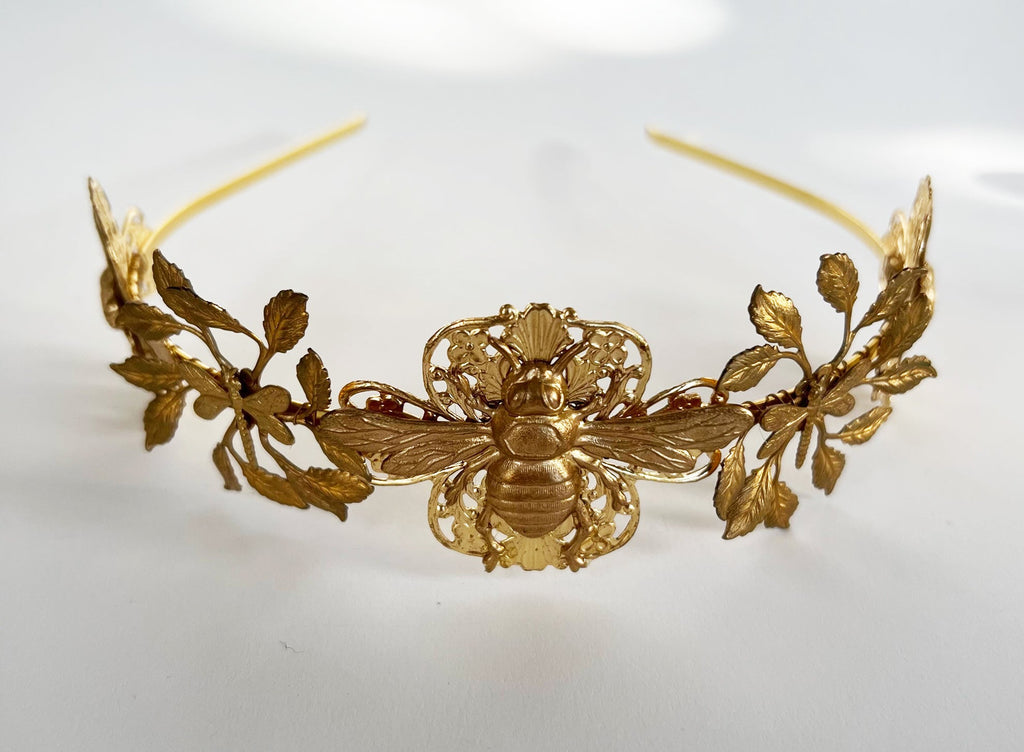 QUEEN OF THE GARDENS HEADBAND - Epona Valley | Luxury Hair Accessories | Bridal Accessories | Made In NYC