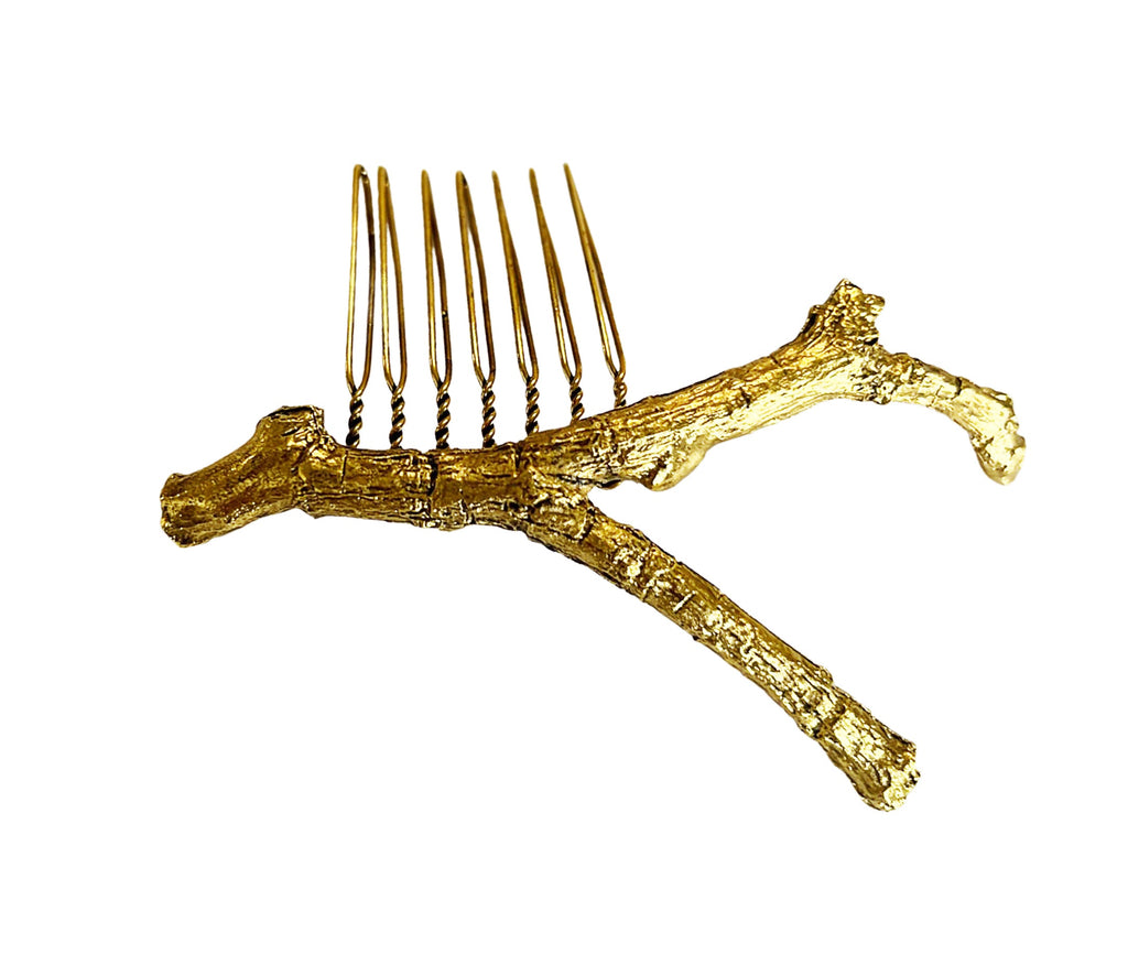 BRANCH COMB IN GOLD - Epona Valley | Luxury Hair Accessories | Bridal Accessories | Made In NYC
