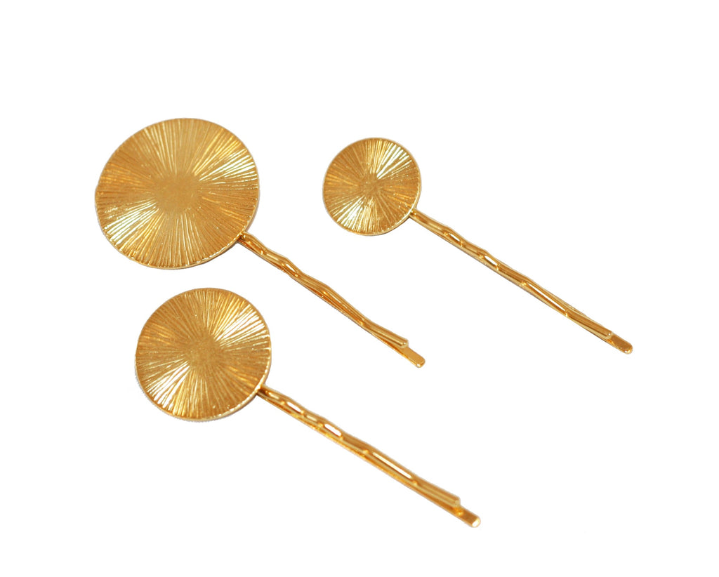 LILY PAD BOBBY TRIO - Epona Valley | Luxury Hair Accessories | Bridal Accessories | Made In NYC