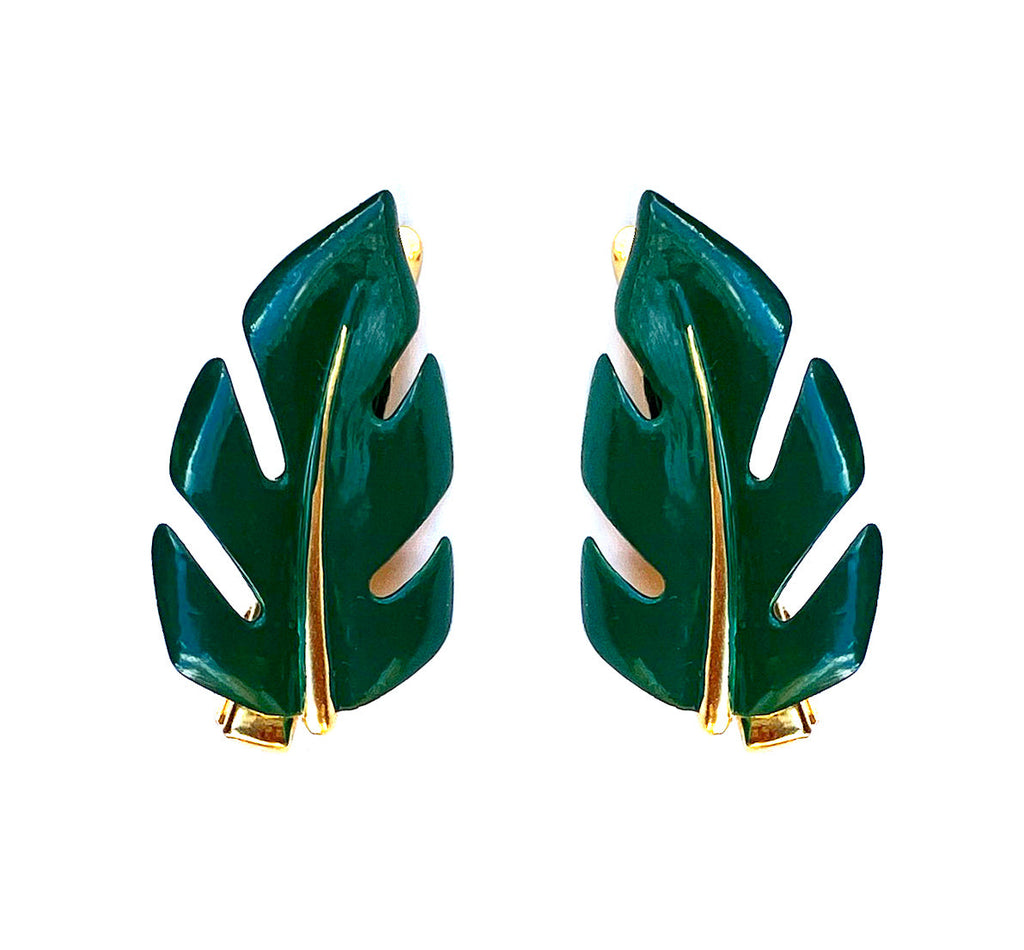 MUSA CLIP SET IN FOREST GREEN - Epona Valley | Luxury Hair Accessories | Bridal Accessories | Made In NYC