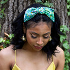 SINGLE BOW PAINTERLY HEADBAND - Epona Valley | Luxury Hair Accessories | Bridal Accessories | Made In NYC