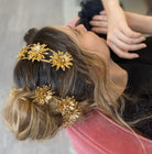 THE SUNFLOWER BARRETTE - Epona Valley | Luxury Hair Accessories | Bridal Accessories | Made In NYC