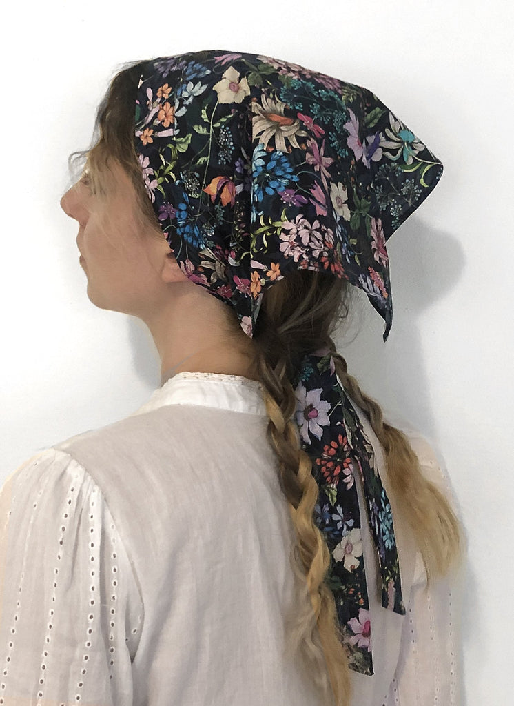 VALLEY HEADSCARF IN SIGNATURE - Epona Valley | Luxury Hair Accessories | Bridal Accessories | Made In NYC